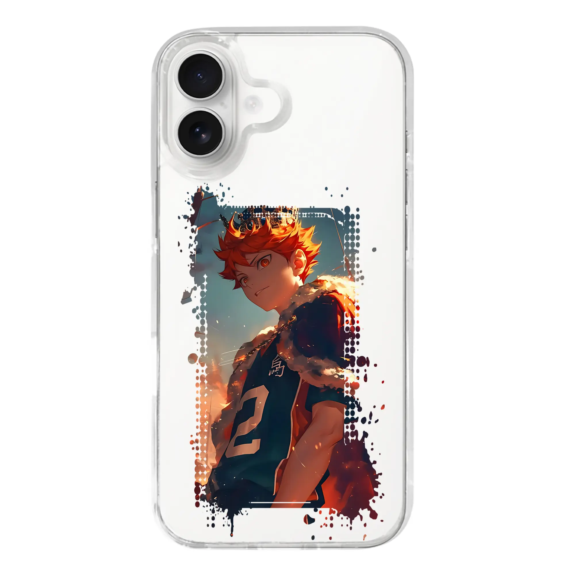 ハイキュー!! グッズ,日向翔陽 - iPhone 17シリーズ 透明スマホケース – 薄型・耐衝撃・精密フィット保護カバー